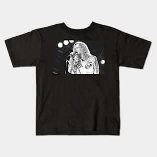 Robin Zander BW Photopgraph Kids T-Shirt